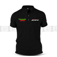 Kawasaki Racing KIPS Motorcycle Bike Polo T Shirt 2023 Cotton Unisex T-Shirt Casual Fashion Pakaian Men Shirt