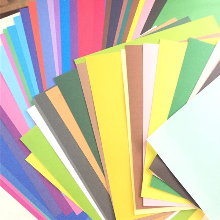 เครนถุงกระดาษทำมือสีทึบกระดาษสำหรับพับโอริงามิสำหรับเด็กงานฝีมือกระดาษตกแต่งสติกเกอร์-amp-ฉลาก50สี-แพ็ค