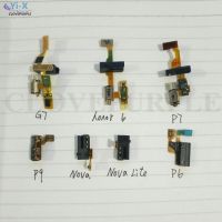 1PCS หูฟัง แจ็ค Flex Cable Ribbon สําหรับ Huawei P6 P7 P8 P9 G7 Honor 6/9 Nova / Nova Lite หูฟังแจ็คเสียง หูฟัง สายดิ้น