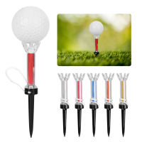 Magnetic Golf Tees 32g พลาสติกหลากสีสำหรับนักกอล์ฟ Golf Club Beginners Outdoor Fun