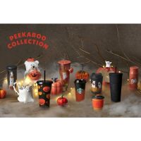 ✿☃ Starbucks Halloween Mug 2021 Pumpkin raccoon แก้ว​ สตาร์บัค​ ฮาโลวีน​ ฟักทอง​ แรคคูน