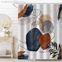 【CW】✗  LZYoehin Abstract Shower Curtain Boho Mid Curtain with 12 Hooks 72  x