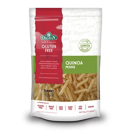 Nui hình ống to diêm mạch Orgran - Gluten Free Quinoa Penne Pasta - túi  250g 