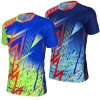 2020 New short sleeve Men Badminton Shirts Quick Dry Breathable golf Table Tennis t shirts male running t-shirt Fitness clothing