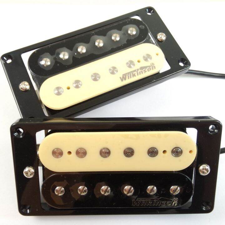Wilkinson WVHZ Vintage Alnico 5 Electric Guitar Humbucker Pickup (Neck/Bridge) Zebra Pickups