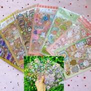 Bộ 6 Tấm Sticker Trong Dễ Thương Chọn Mẫu