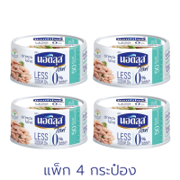 Nautilus Light นอติลุส ไลท์ ทูน่าแซนวิชในน้ำแร่ 165 กรัม (แพ็ก 4 กระป๋อง)