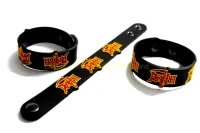 DEATH ริสแบนด์ วงดนตรี wristband ร็อค อีโม เดธ แทรส เมทัล ป๊อป เกาหลี สินค้าส่งต่างประเทศ ปรับขนาดข้อมือได้สองขนาด 2-3 วันรับของ DEH376NNN