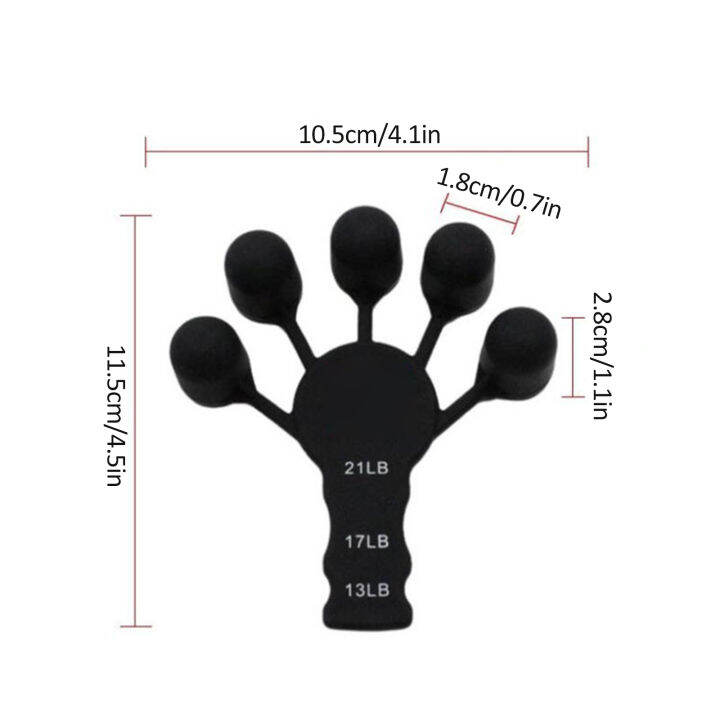 สงสัย-อุปกรณ์เสริมความแข็งแรงของนิ้วมือที่ฝึกความแข็งแรงนิ้วอุปกรณ์ช่วยยึดเกาะนิ้วกีฬากระตือรือร้นข้อมือปรับระดับได้6ระดับ