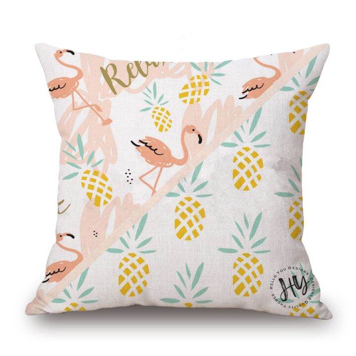 spot-flamingo-sofa-home-guju-sofa-cushion-office-pillow-bed-backrest-car-waist-cushion-pillow-case-waist-pillow