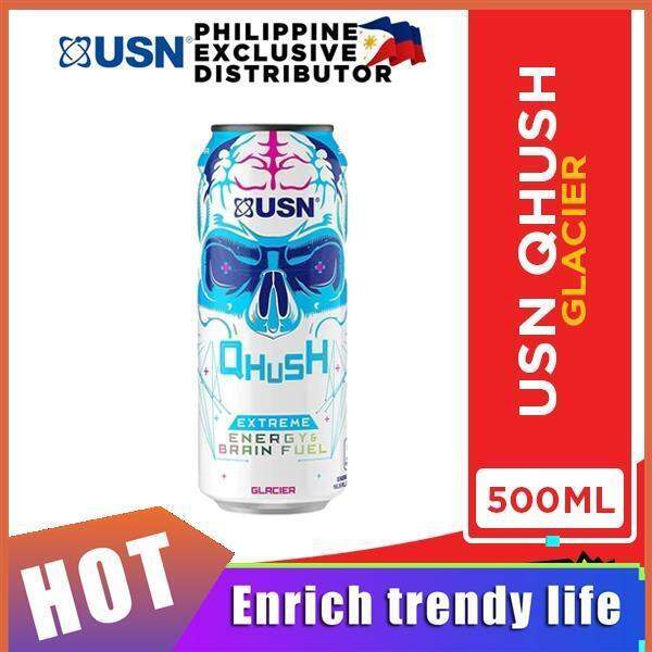 PREWORKOUT USN Qhush Preworkout Extreme Energy Nootropic. Glacier RTD