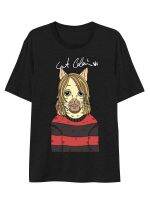 เสื้อยืดสกรีนลาย Cat Cobain - SaiDiDee