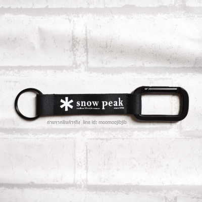 Snow Peak snapkey พวงกุญแจสายยาว สกรีนแน่น ชัดสวย ไม่ลอก