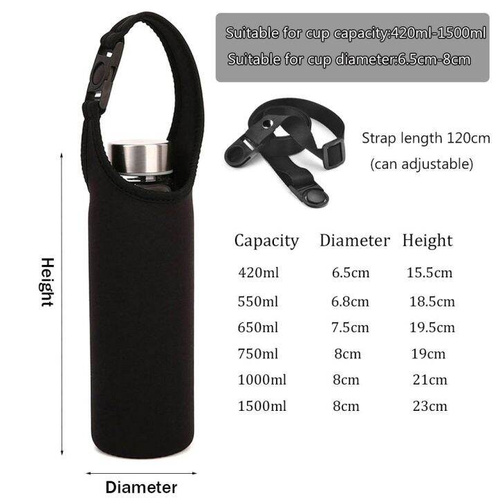 ti9p-มีประโยชน์-มีสายรัดปรับระดับได้-กระเป๋า-insulat-กระเป๋า-ถ้วยสูญญากาศแขน-แขนถ้วย-ที่ครอบขวดน้ำ-กล่องใส่ขวดน้ำ