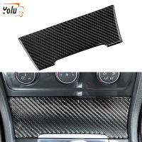 Yolu ฝาครอบที่จุดบุหรี่7ช่องสำหรับกอล์ฟ Vw,อุปกรณ์ควบคุมคาร์บอนไฟเบอร์สติกเกอร์ตกแต่งอุปกรณ์ตกแต่งภายในรถยนต์