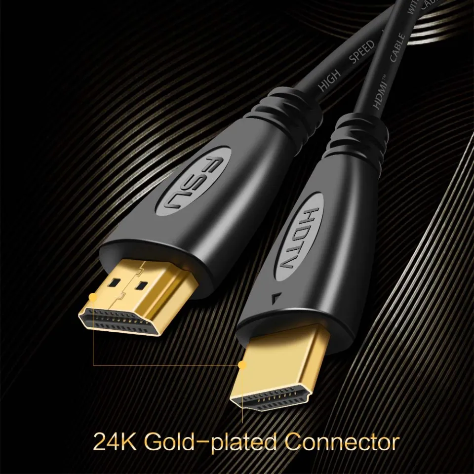 FSU HDMI-compatible Cable Video Cables Gold Plated 1.4 4K 1080P 3D Cable  for HDTV Splitter Switcher 0.5m 1m 1.5m 2m 3m 5m 10m