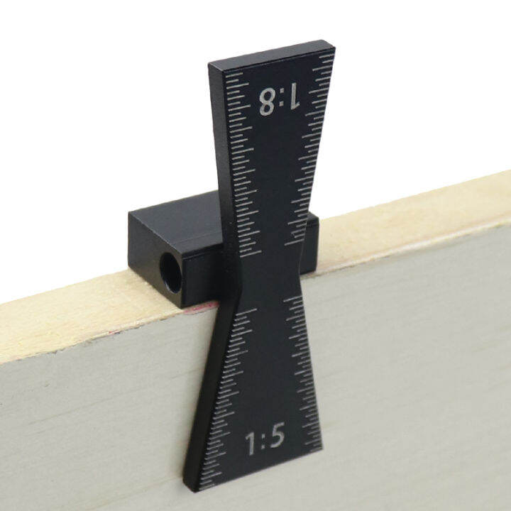 Dovetail Marker อลูมิเนียมอัลลอยด์ไม้ Joints Gauge Dovetail Jig Tool 1