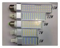 5วัตต์7วัตต์9วัตต์12วัตต์15วัตต์ G24 G23 LED ข้าวโพดหลอดไฟโคมไฟหลอดไฟ SMD 2835สปอตไล180องศาแนวนอน AC85-265V เสียบไฟ