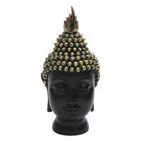 ZTShop เครื่องประดับเศียรพระพุทธเจ้าใหม่งานฝีมือพระพุทธรูปปิดตาโบราณเครื่องประดับศิลปะห้องนั่งเล่นสำนักงาน