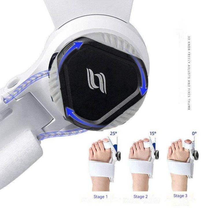 1pcs-bunion-splint-big-toe-straightener-corrector-hallux-valgus-adjustable-knob-correction-orthopedic-bone-thumb-adjuster