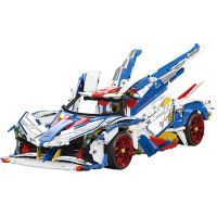 โมเดลรถแข่ง EVO Static MOC Technic Speed ของเล่นสําหรับเด็ก 2183 ชิ้น