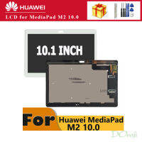 10.1 "สำหรับ Huawei MediaPad M2 10.0 M2-A01 M2-A01W M2-A01L Touch Screen Digitizer แก้วจอแสดงผล LCD สมัชชาแผงเปลี่ยน