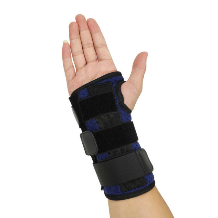 1ชิ้นทางการแพทย์สายรัดข้อมือเหล็กข้อมือรั้งข้อมือสนับสนุนกระดูกมือรั้งเฝือก-c-arpal-อุโมงค์ซินโดรมกระดูกหักการดูแลสุขภาพ