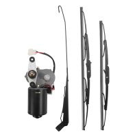 1 Set DC12V 30W Universal UTV Electric Windshield Wiper Motor Kit Wiper Assembly for Ranger RZR 900