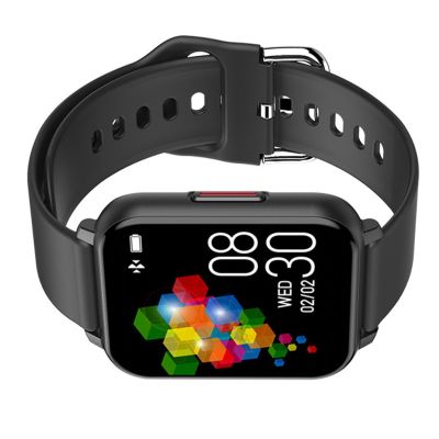 ”【；【-= Smart Watch Bluetooth-Compatible 5 0 Heart Rate Wristwatch Touch Screen Blood Pressure Watch Blood Oxygen Wristwatch  White