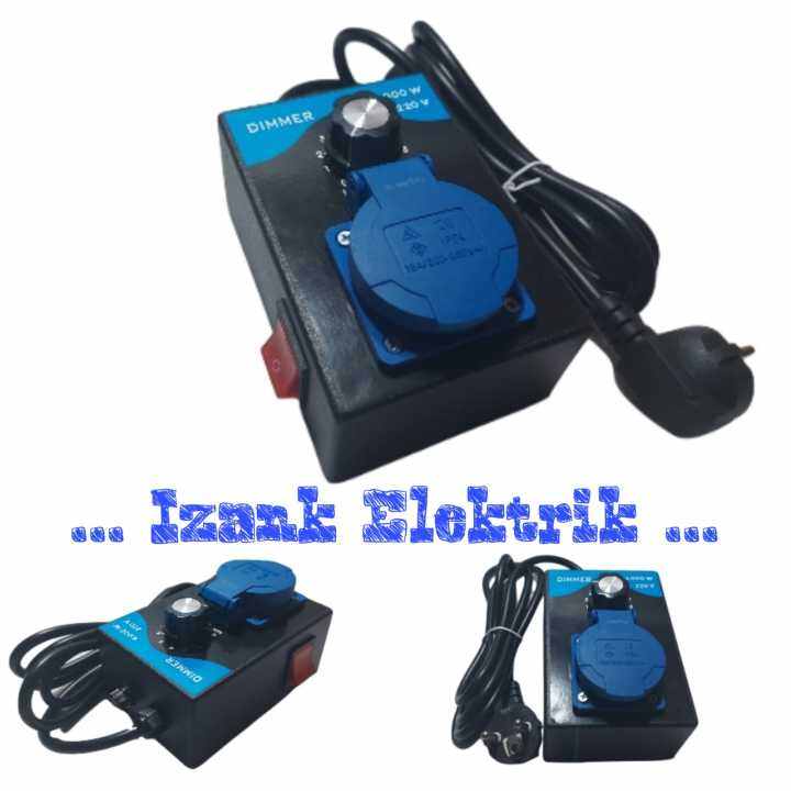DIMMER SCR 4000W 4000 WATT PENGATUR KECEPATAN DINAMO MESIN BOR GERINDA