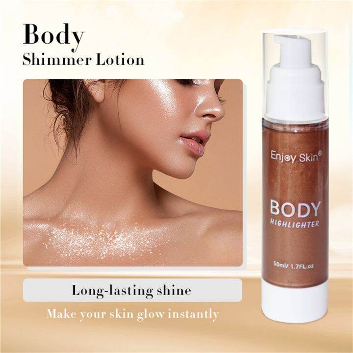 Enjoy Skin Highlight Body Shimmer Lotion Skin Brightening Lotion Fast