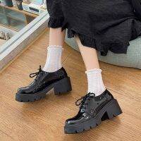 【A Creatively】 ผู้หญิง Chunky SneakersHeels เพิ่มความสูงสุภาพสตรี Wedge รองเท้า High TopPlatform Women Shoes