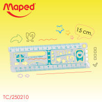 Maped (มาเพ็ด) ไม้บรรทัดอเนกประสงค์ ขนาด15 cm , 30 cm STUDY Maped รหัส TC/250210 ,TC/250310