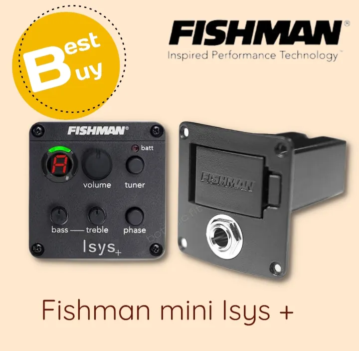 Fishman preamp Acoustic Pickup iSys+ with EQ Lazada Indonesia