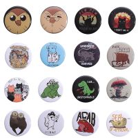 Tinplate Creative Animal Brooch Personality Letter Skull shape Alloy Badge Accessory pins wholesale gift to friends Fashion Brooches Pins