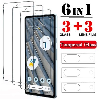 Tempered Glass for Google Pixel 7/7A Clear Screen Protector Camera Lens Film for Google Pixel 6A/7A 9H Hardness Glass Cover Film