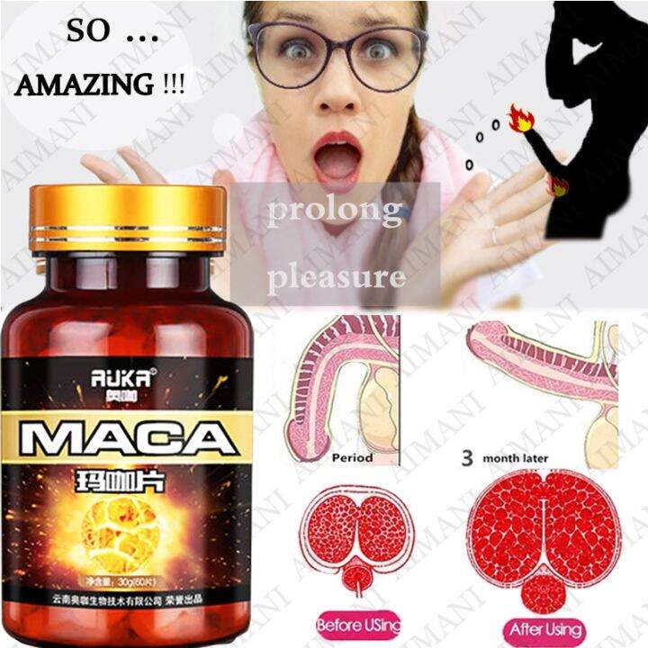 60 capsules Maca chewable tablet American ginseng pill Peru material