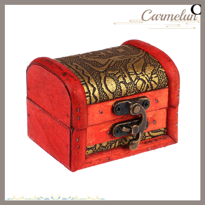 carmelun-กล่องของขวัญกล่องกล่องจัดเครื่องประดับชั้นตู้จัดเก็บสมบัติโบราณ
