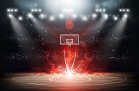 HUAYI Basketball Court Background Indoor Photography Backdrop Sports Club Studio Photo Props Room Mural W-3449