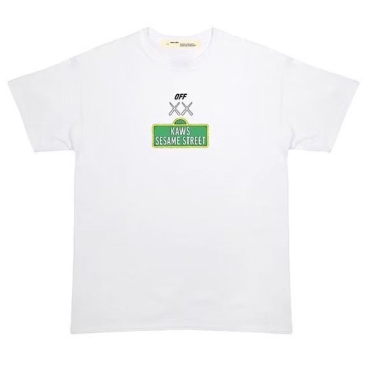 dsl001-เสื้อยืดผู้ชาย-เสื้อยืดราคาถูก-เสื้อยืดแขนสั้น-off-white-เอลโม่-เสื้อผู้ชายเท่ๆ-เสื้อผู้ชายวัยรุ่น