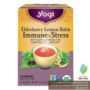 Trà Hữu Cơ Giúp Giảm Căng Thẳng & Hỗ Trợ Miễn Dịch Yogi Elderberry Lemon