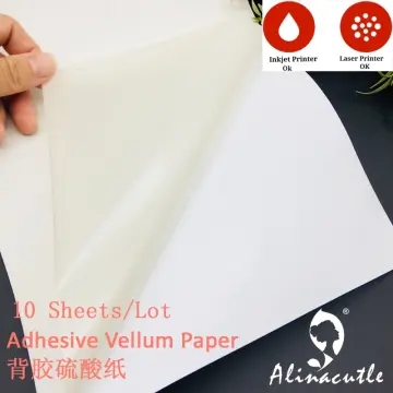 A4 Translucent Vellum Paper, for Laser / Inkjet Printers, Clear Paper, Tracing  Paper for Drawing, Scrapbooking Paper, Junk Journal Paper 