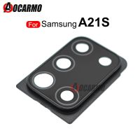 Rear Camera Lens With Frame For Samsung Galaxy A21S A217F Back Camera Lens Cover Frame Replacement Parts