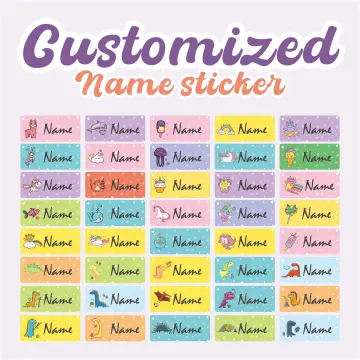 Custom Name Tags Online - Personalised Name Tags for Kids