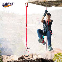 WBStar Climbing Foot Ascender Foot Riser Loop Caving Rescuing Feet Sling Carabiner