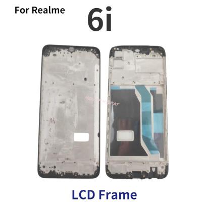กรอบฝากรอบหน้า LCD สำหรับ Realme 2 5 5i 5S 6 6i 7 C1 C11 C12 C15 C17 C21 C25y C3กรอบโมดูลจอแสดงผลชนิด LCD