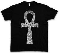 เสื้อยืด anch CROSS ankh henkel CROSS coptic Cool Casual Pride TEE Men Women uni New Fashion TShirt TOP AJAX