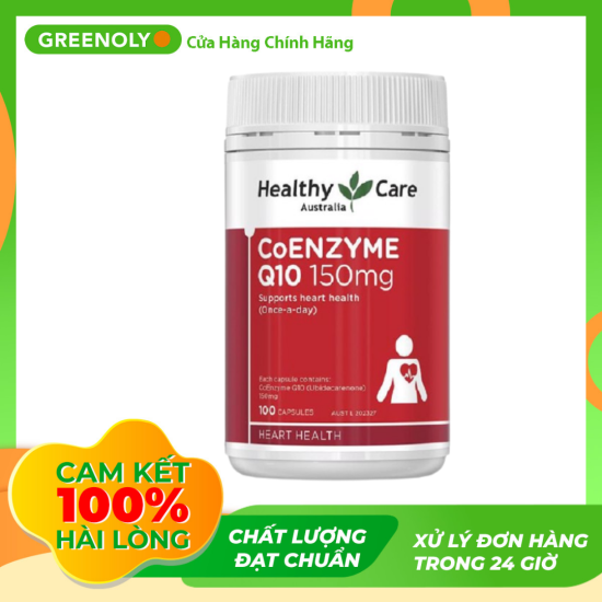 Viên uống healthy care coenzyme q10 150mg 100 viên - ảnh sản phẩm 1