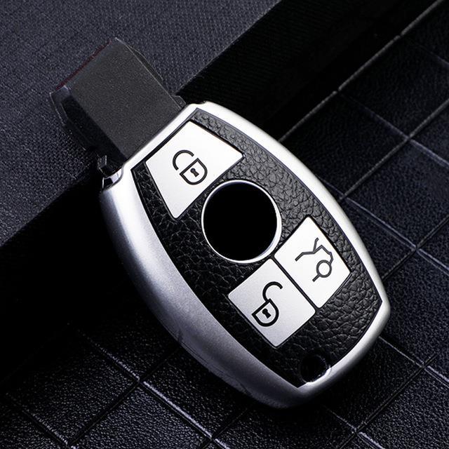 huawe-leather-tpu-car-key-case-cover-protected-shell-for-mercedes-benz-a-b-c-r-g-class-glk-gla-w204-w251-w463-w176-amg-key-chain