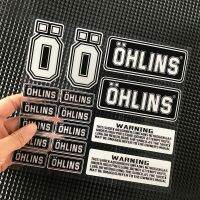 OHLINS Moto รูปลอกกันน้ำสำหรับตกแต่งดัดแปลงระบบกันสะเทือนสะท้อนแสงสติกเกอร์ตกแต่ง